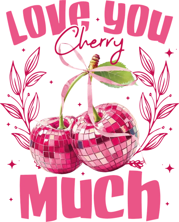 Cherry Love DTF Transfer