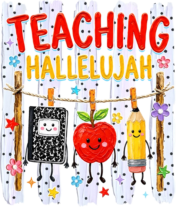 Enseigner le chant "Hallelujah" — Transfert DTF